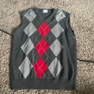 patterned vest